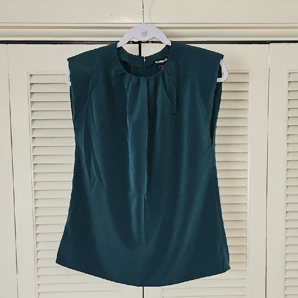 Emerald Green Sleeveless Top
